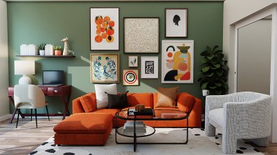 Color drenching verandert je woonkamer compleet